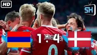 Armenia vs Denmark 1-4 World Cup Qualifiers All Goals and Highlights September 4,2017