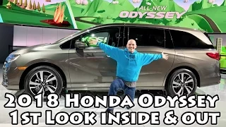 2018 Honda Odyssey 1st Look & It's Awesome