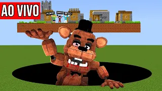 AO VIVO: APOCALIPSE DE 10000 ANIMATRONICS ATACARAM A VILA DO MINECRAFT!!