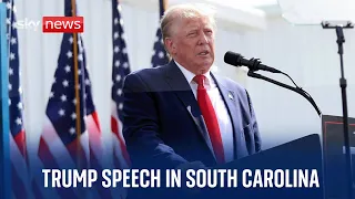 Donald Trump campaign speech in South Carolina
