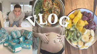 WeekendVLOG | Babybauch einölen |Wickelkommode Aufbau & Einräumen | DM Haul | EverydayStory 11.02.23