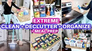 EXTREME CLEAN WITH ME + DECLUTTER + ORGANIZE | DAYS OF SPEED CLEANING MOTIVATION|PANTRY ORGANIZATION
