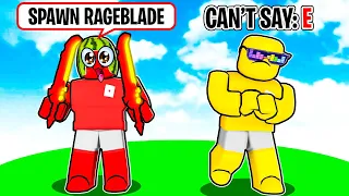 Roblox Bedwars but we Can't Say LETTERS...