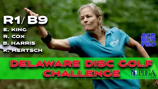 ARP | 2021 Delaware Disc Golf Challenge | R1/B9 FPO Feature Card | King : Cox : Harris : Mertsch |