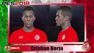 Pes 2018 Toluca Cristian Borja Apariencia y Habilidades