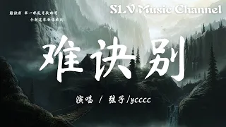 弦子/ycccc - 难诀别【难诀别 举一杯风月敬相思，今朝这琴声谁赋词。】『動態歌詞Lyrics』♫