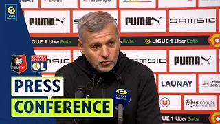 Press Conference STADE RENNAIS FC - OLYMPIQUE LYONNAIS (4-1) / Week 13 - Ligue 1 Uber Eats / 2021-22