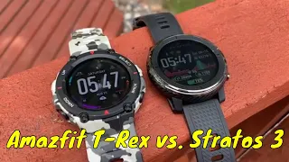 Amazfit T-Rex vs. Stratos 3 | Which is right for you?