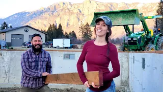The START Of Our DIY Home Build!! | Mud Sill Installation | Building Our Own Home In The Mountains