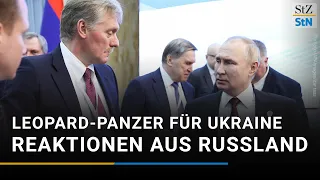 Russlands Reaktionen auf Kampfpanzer-Zusagen für Ukraine