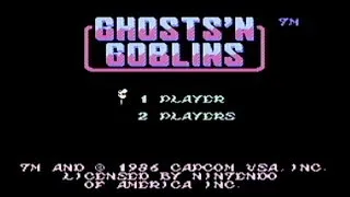 Ghosts 'n Goblins - NES Gameplay