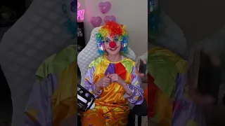 Showing My Roomie My Clown Costume