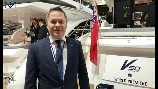 New Princess V50 (2018) | Премьера яхты | London Boat Show l 4K