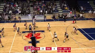 2015 CIS Women's Volleyball Championship QF 3: Dalhousie vs Toronto