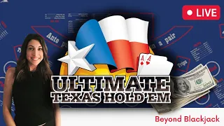 🟣 WOW! I Can’t Lose! Insane Session on Ultimate Texas Hold em Poker #poker #live