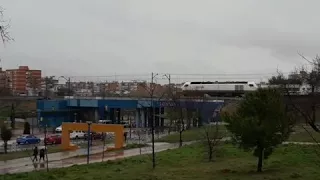 Talgo 00197 procedente de Badajoz a su paso por Leganés camino de Madrid-Chamartín, 01/03/2018