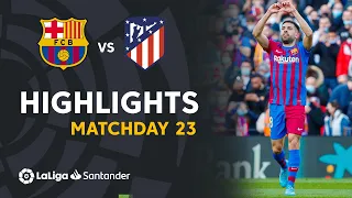 Highlights FC Barcelona vs Atlético de Madrid (4-2)