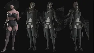 resident evil village: skimpy mod and lingerie lady D