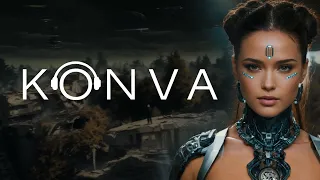 KONVA - ПОЛЕ | Official Video | 2024, Первый музыкальный проект, где вокалистка Нейросеть!