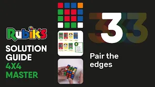 Rubik's Master 4x4 Tutorial |  Step 2 Pair the Edges