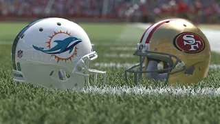 Madden NFL 21 - Miami Dolphins Vs San Francisco  49ers (Madden 22 Rosters) Full Game PS4 Gameplay