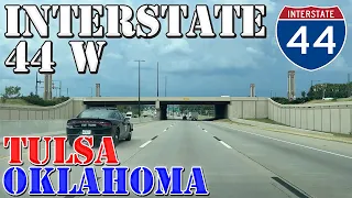 I-44 West - Tulsa - Oklahoma - 4K Highway Drive