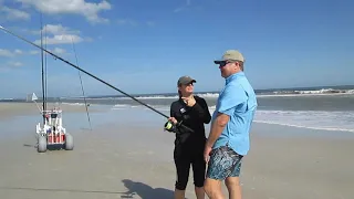 Ladies, Let's Go Fishing: Casting Instruction (Surf Fishing)