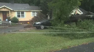 Latest from northeast Charlotte as Ian's impact downs tree