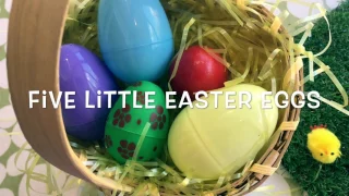 Singing Hands: Five Little Easter Eggs Nursery Rhyme - in Makaton