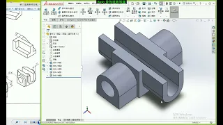 SolidWorks教學(不限版本均適用) 3-8 伸長之對稱貫穿與兩方向