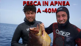Pescare in Apnea a -40m di Profondità