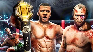Franklin Becomes UFC Fighter Champion (GTA 5 Mods)
