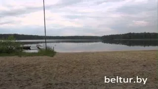 База отдыха Белое озеро - озеро Белое и пляж, Отдых в Беларуси