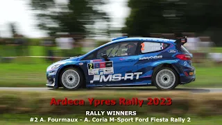 Ypres Rally 2023 - The road to victory by A. Fourmaux with M-sport Ford Fiesta Rally