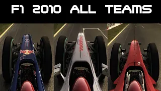 F1 2010 - All Teams/Cars (GAMEPLAY)