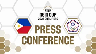 Philippines v Chinese Taipei - Press Conference | FIBA Asia Cup 2025 Qualifiers