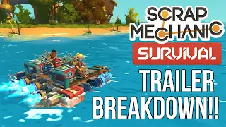 SCRAP MECHANIC SURVIVAL TRAILER BREAKDOWN!! | Scrap Mechanic Survival