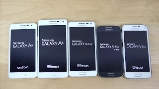 Samsung Galaxy A5 vs. Galaxy A3 vs. Galaxy Alpha vs. S5 Mini vs. S4 Mini - Which Is Faster?