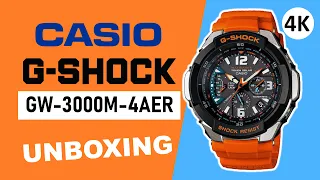 Casio G-Shock GW-3000M-4AER Unboxing 4K