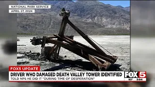 Death Valley visitor comes forward after pulling down salt tram tower