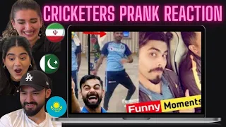 REACTION TO CRICKET PRANKS | Foreigners REACT #foreignersreactions