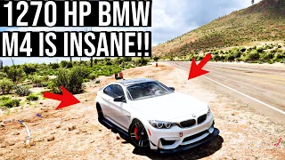 1270 HP BMW M4 IS INSANE! | BMW M4 in Forza Horizon 5 | Gameplay with Logitech G923