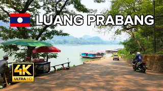 Luang Prabang Laos walking tour virtual travel to Laos 4K