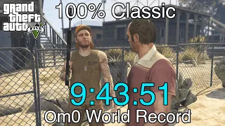 GTAV Speedrun - 100% Classic (om0) in 9:43:51 - Former World Record