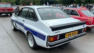 The Humber bridge classic car night