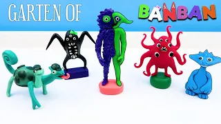 НОВЫЕ БОССЫ Garten of Banban 3 🐢🤡 Таматаки и Jester новый БАНБАН. Фигурки из пластилина ▶ Лепка ОК