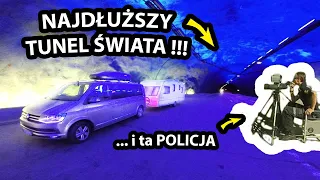 Najdłuższy Tunel ŚWIATA w Norwegii !!! - Jak POLICJA Łapie Kierowców na Wyjeździe ??? (Vlog #480)