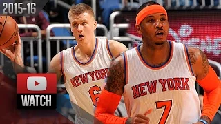 Carmelo Anthony & Kristaps Porzingis Full Highlights at Magic (2015.11.25) - 38 Pts, 21 Reb