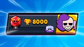 I now have 8000 TROPHIES And GOT...? 🏆 | New brawler! 😱