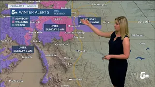 Saturday soaker expected in southern Colorado, with some snow
